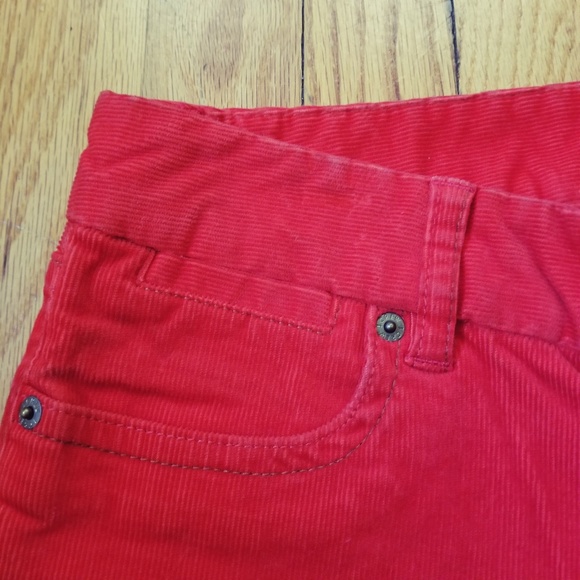 J. Crew Corduroy Favorite Fit Jeans Orange Red 8S - Picture 6 of 7